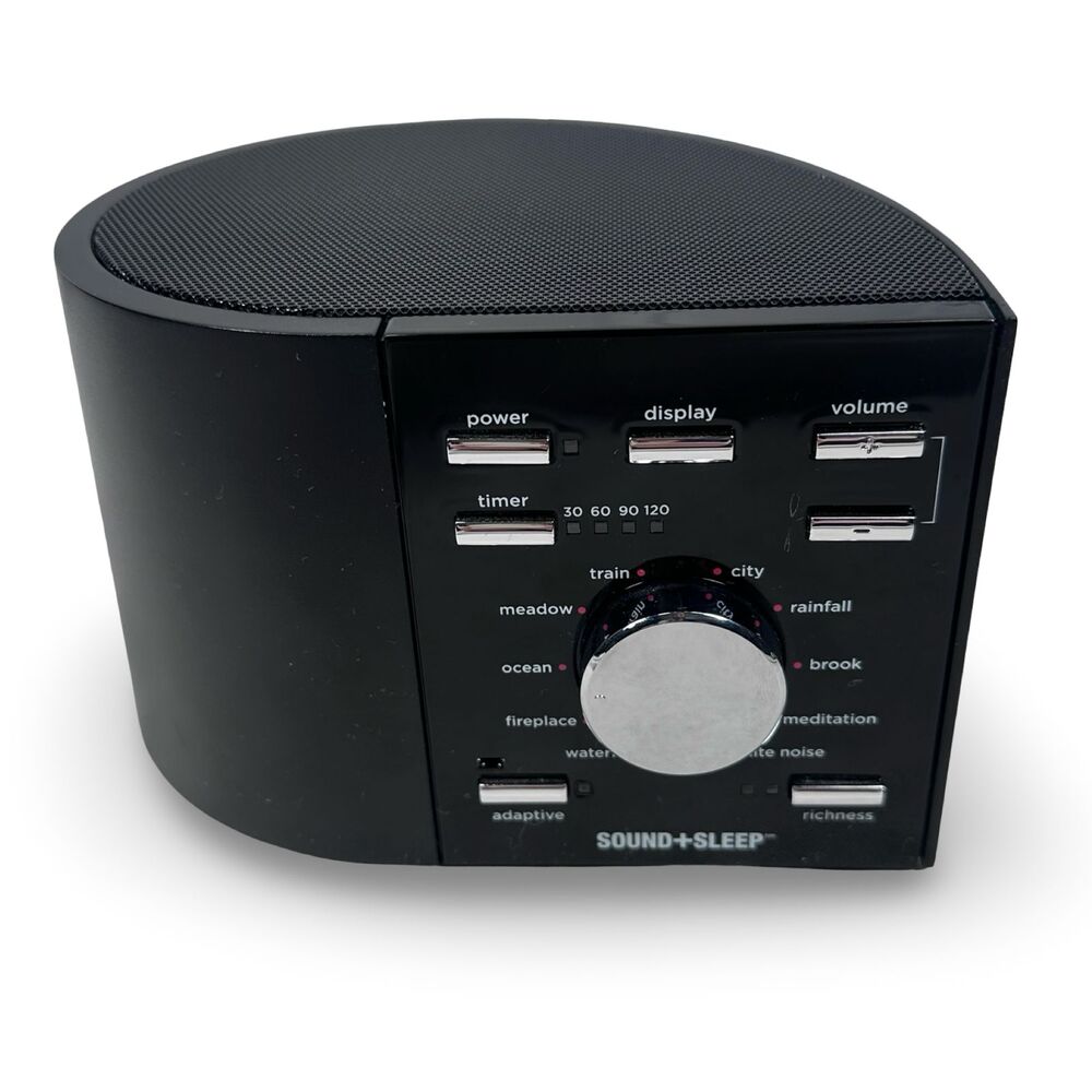 Adaptive Sound Technologies Sound+Sleep ASM1002 Noise Machine Black, Barely Used
